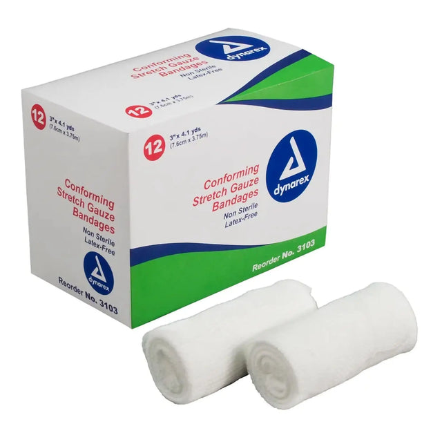 dynarex® Conforming Bandage, 3 Inch x 4-1/10 Yard Dynarex®