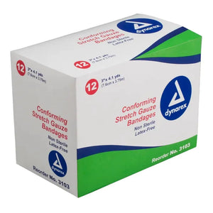 dynarex® Conforming Bandage, 3 Inch x 4-1/10 Yard Dynarex®
