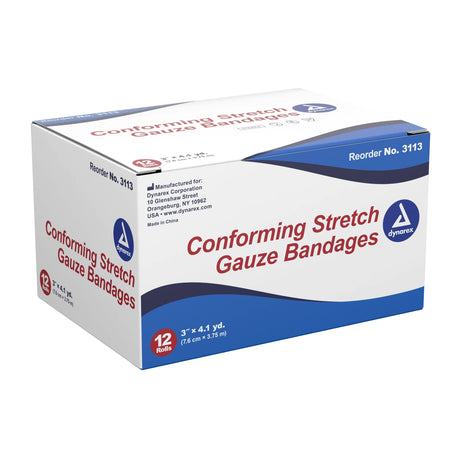 dynarex® Sterile Conforming Bandage, 3 Inch x 4-1/10 Yard Dynarex®