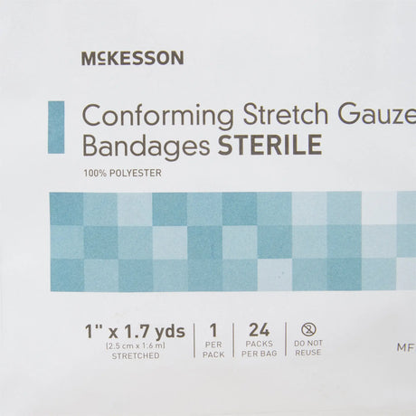 McKesson Sterile Conforming Bandage, 1 Inch x 1-7/10 Yard McKesson