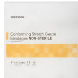 McKesson Nonsterile Conforming Bandage, 4 Inch x 4-1/10 Yard McKesson