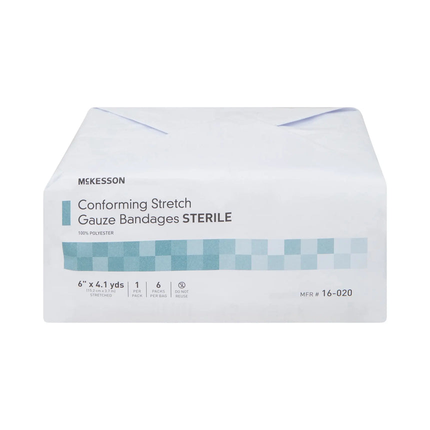 McKesson Sterile Conforming Bandage, 6 Inch x 4-1/10 Yard McKesson