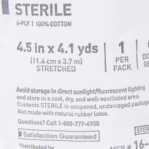 McKesson Sterile Fluff Bandage Roll, 4-1/2 Inch x 4-1/10 Yard McKesson