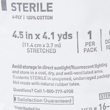 McKesson Sterile Fluff Bandage Roll, 4-1/2 Inch x 4-1/10 Yard McKesson