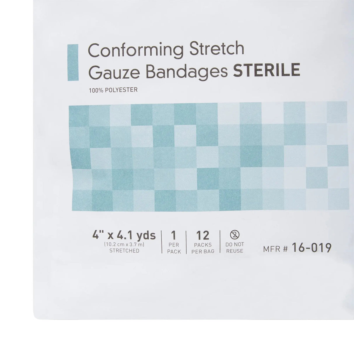 McKesson Sterile Conforming Bandage, 4 Inch x 4-1/10 Yard McKesson