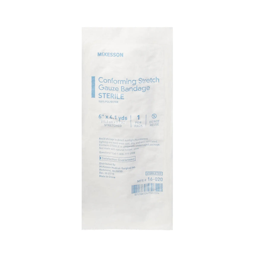 McKesson Sterile Conforming Bandage, 6 Inch x 4-1/10 Yard McKesson