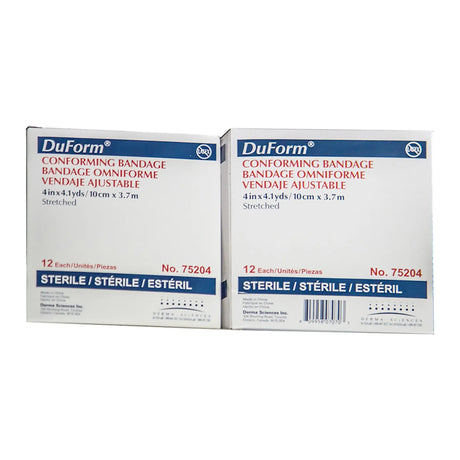 Duform® Sterile Conforming Bandage, 4 Inch x 4-1/10 Yard, 1-Ply Duform