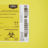 McKesson Prevent® Chemotherapy Sharps Container, 12 Gallon, 20-4/5 x 17-3/10 x 13 Inch McKesson Prevent®