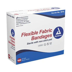 Flexible Fabric Adh Bandages Fingertip 1-3/4 x3  Bx/100 Movility LLC- CM