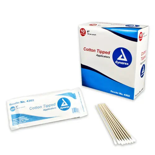 Cotton Tipped Applicators-6  Non-Sterile Box/1000 Movility LLC- CM