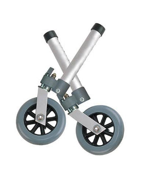 Comb. Swivel/Fixed Wheels 5 w/Lock & Rear Glides