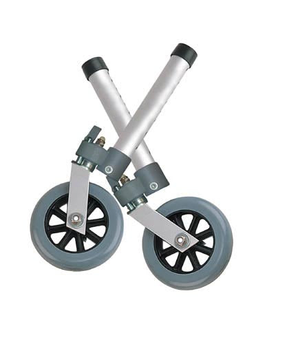 Comb. Swivel/Fixed Wheels 5 w/Lock & Rear Glides