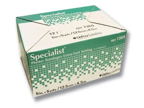 Specialist Plaster Bandages X-Fast Setting 5 x5yds Bx/12 Movility LLC- CM