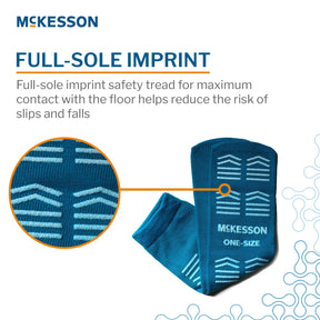 mckesson non-skid hospital socks for seniors fall prevention
