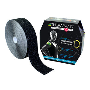 TheraBand Kinesiology TapeBulk 2 x103.3' Black/White