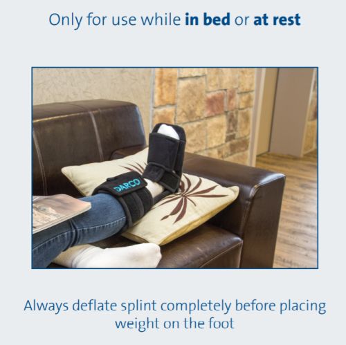 Night Splint Black X-Large Plantar-Fascitis Darco