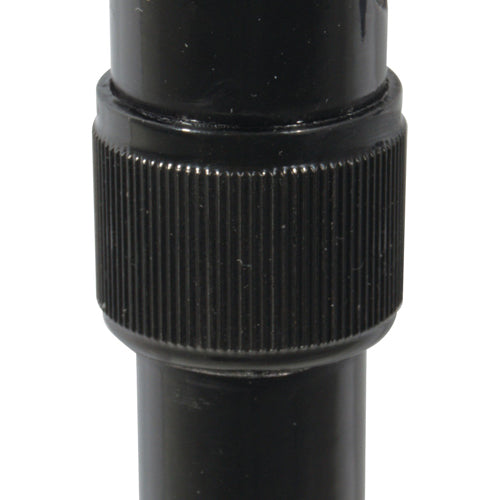 Deluxe Adjustable Cane Offset W/Wrist Strap-Silver