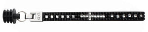 CaneMates Fashion Strap Jet/Crystal