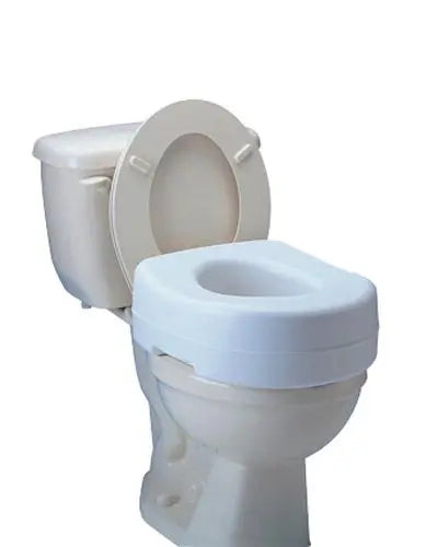 Raised Toilet Seat 5 1/2  High Carex Complete Medical