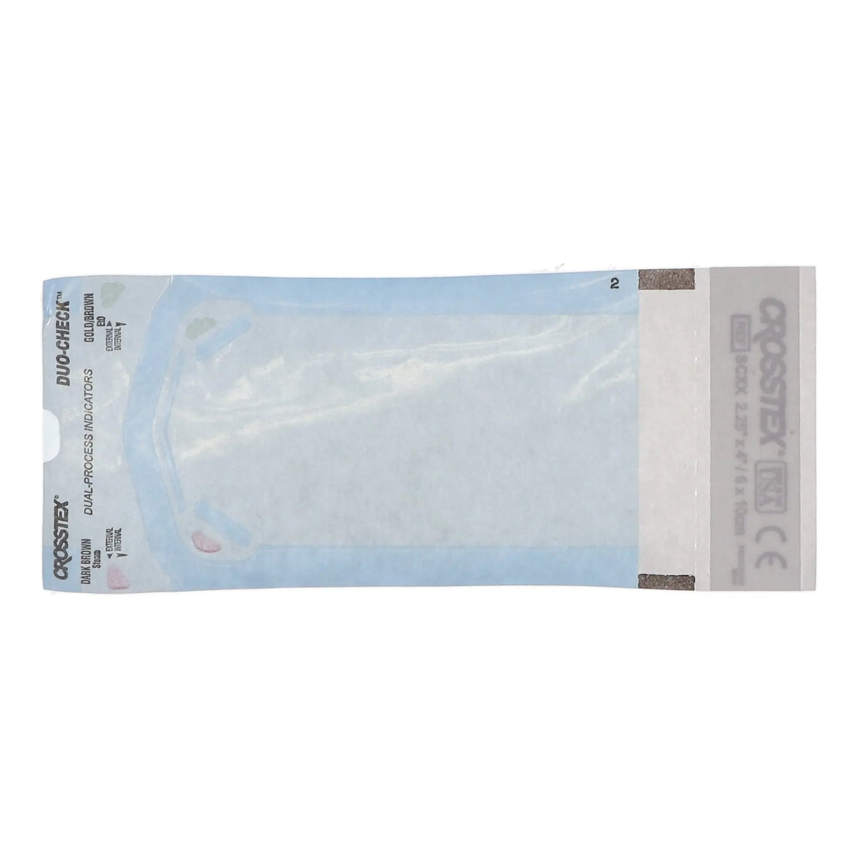 Duo-Check® Sterilization Pouch, 2-1/4 x 4-1/2 Inch Duo-Check®