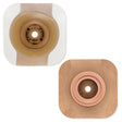 Ostomy Barrier New Image™ CeraPlus™ Trim to Fit, Extended Wear Adhesive Tape Borders 57 mm Flange Red Code System Up to 1-1/2 Inch Opening New Image™ CeraPlus™