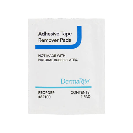 DermaRite® Adhesive Remover, 1-1/2 x 3-1/2 Inch Pads DermaRite