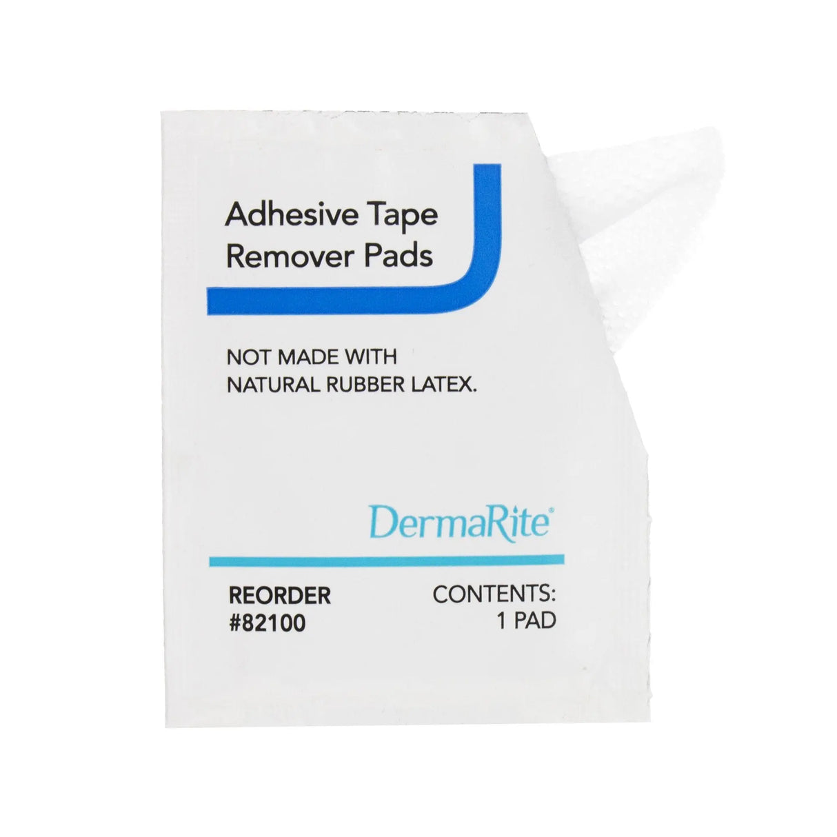 DermaRite® Adhesive Remover, 1-1/2 x 3-1/2 Inch Pads DermaRite