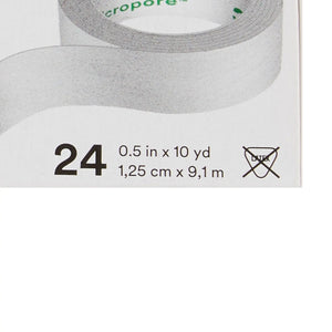3M™ Micropore™ Paper Medical Tape, 1/2 Inch x 10 Yard, White 3M™ Micropore™