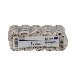 EZe-Band® LF Double Hook and Loop Closure Elastic Bandage, 4 Inch x 5-1/2 Yard EZe-Band® LF