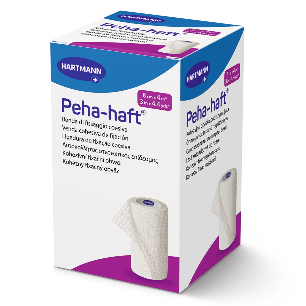 Peha-haft® Self-adherent Closure Absorbent Cohesive Bandage, 3 Inch x 4-1/2 Yard Peha-haft®