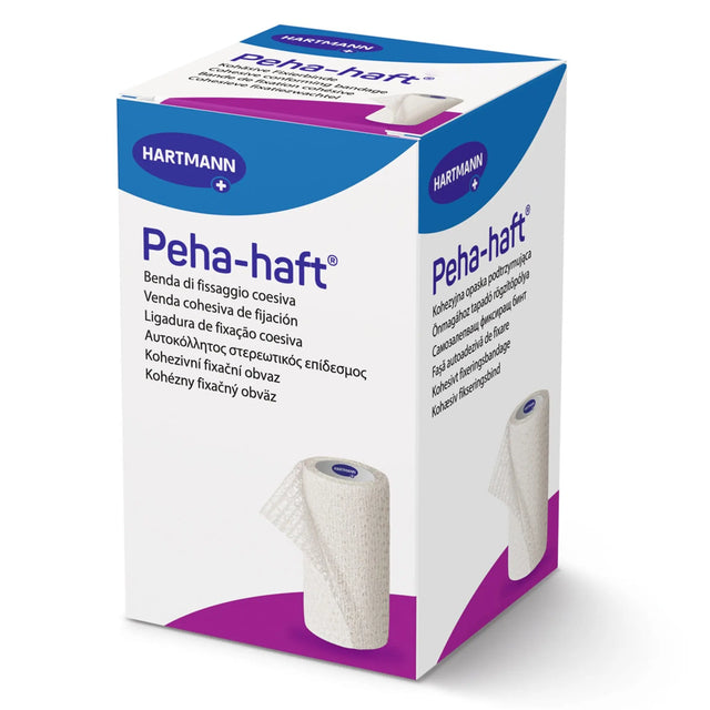 Peha-haft® Self-adherent Closure Absorbent Cohesive Bandage, 4 Inch x 4-1/2 Yard Peha-haft®