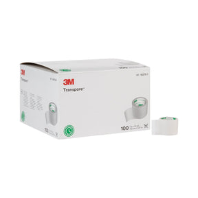 3M™ Transpore™ Plastic Medical Tape, 1 Inch x 1-1/2 Yard, Transparent 3M™ Transpore™