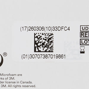 3M™ Microfoam™ Foam / Acrylic Adhesive Medical Tape, 3 Inch x 5-1/2 Yard, White 3M™ Microfoam™