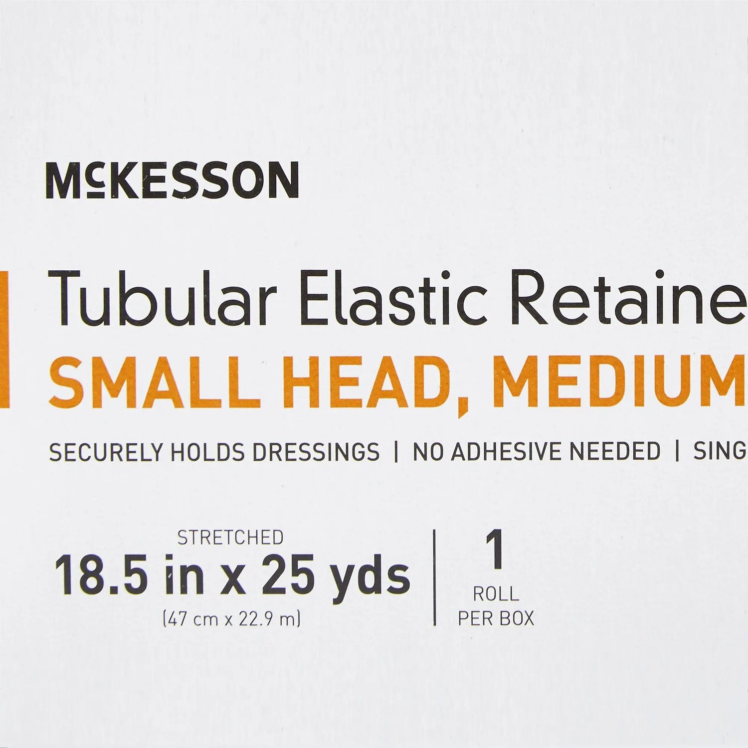 McKesson Tubular Bandage, Small Head, Medium Shoulder, Thigh, 18-1/2 inch X 25 yards, Size 6 McKesson