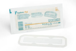3M™ Tegaderm™ Transparent Film Dressing with Pad, 3-1/2 x 10 Inch 3M™ Tegaderm™ +