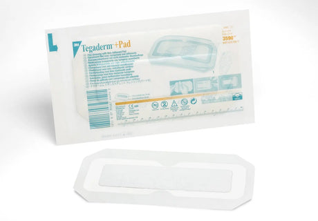 3M™ Tegaderm™ Transparent Film Dressing with Pad, 3-1/2 x 8 Inch 3M™ Tegaderm™