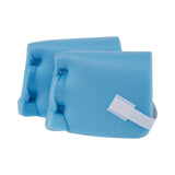 McKesson Heel Protection Pads, Convoluted Foam, Blue, Hook and Loop, 6-1/2" x 6-1/2" McKesson