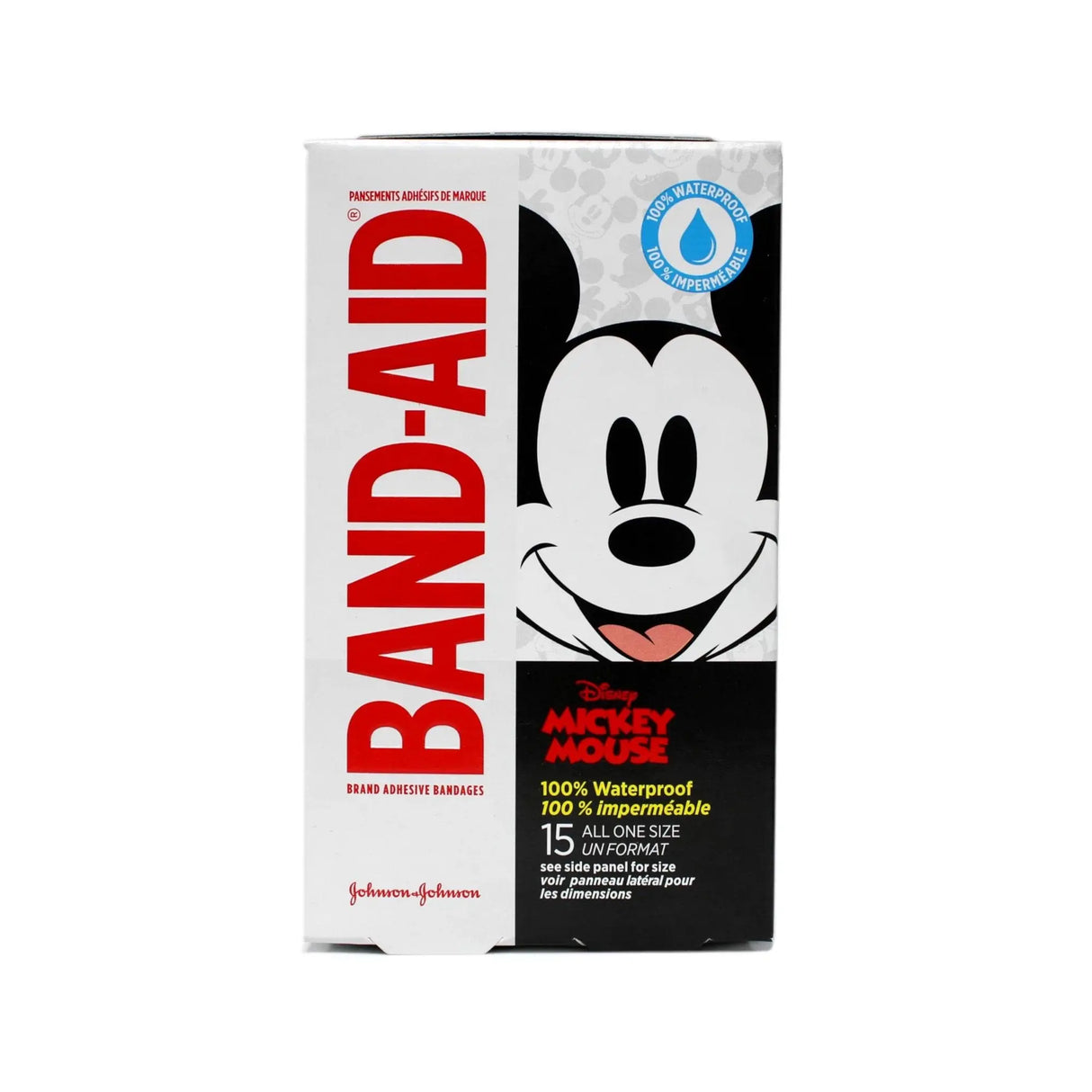 Band-Aid® Kid Design (Mickey Mouse) Adhesive Strip, 3/4 x 2-1/3 Inch Band-Aid®