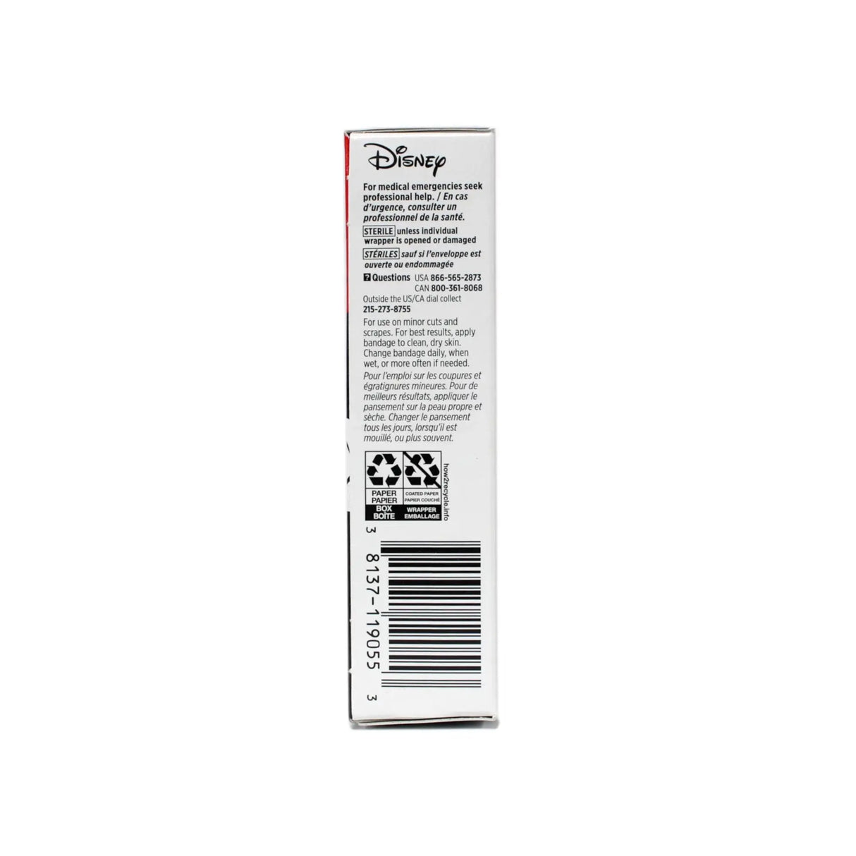 Band-Aid® Kid Design (Mickey Mouse) Adhesive Strip, 3/4 x 2-1/3 Inch Band-Aid®