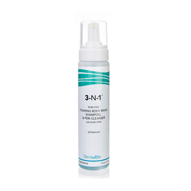 3-N-1™ Scented Cleansing Foam® Body Wash, 7.5 oz. Pump Bottle DermaRite® 3-N-1™