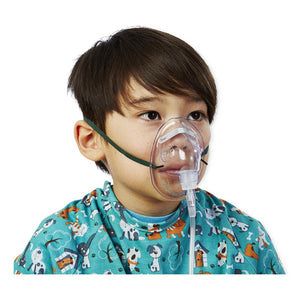 Oxygen Mask Pediatric w/7' Tubing Medium Conc