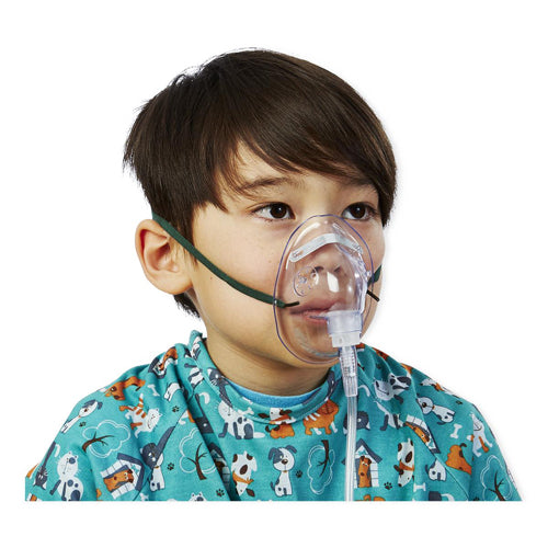 Oxygen Mask Pediatric w/7' Tubing Medium Conc