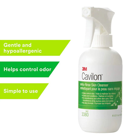 3M Cavilon Rinse-Free Body Wash, 8 Oz Pump Bottle, Floral Scent 3M™ Cavilon™