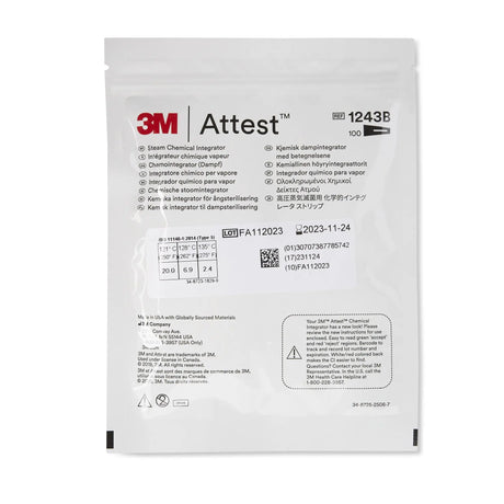 3M™ Attest™ Sterilization Chemical Integrator Strip