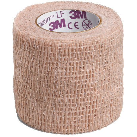 3M™ Coban™ LF Self-adherent Closure Cohesive Bandage, 2 Inch x 5 Yard, Tan 3M™ Coban™ LF