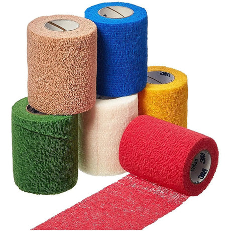 3M™ Coban™ LF Self-adherent Closure Cohesive Bandage, 2 Inch x 5 Yard, Tan 3M™ Coban™ LF