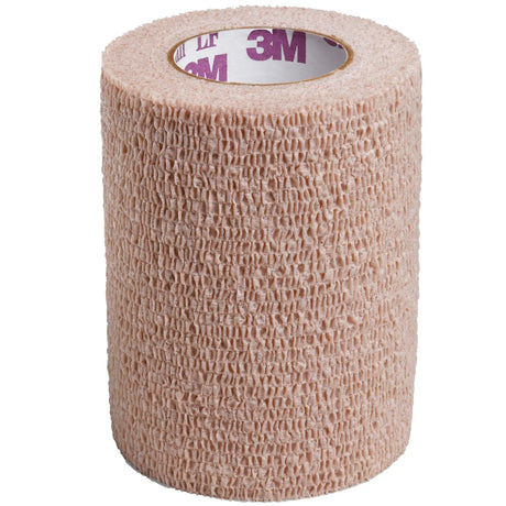 3M™ Coban™ LF Self-adherent Closure Cohesive Bandage, 3 Inch x 5 Yard, Tan 3M™ Coban™ LF