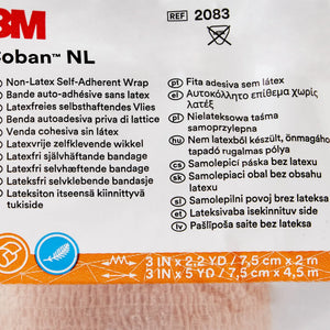 3M™ Coban™ LF Self-adherent Closure Cohesive Bandage, 3 Inch x 5 Yard, Tan 3M™ Coban™ LF
