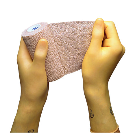 3M™ Coban™ Self-adherent Closure Cohesive Bandage, 1 Inch x 5 Yard, Tan 3M™ Coban™