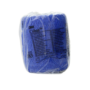 3M™ Coban™ Self-adherent Closure Cohesive Bandage, 3 Inch x 5 Yard, Blue 3M™ Coban™